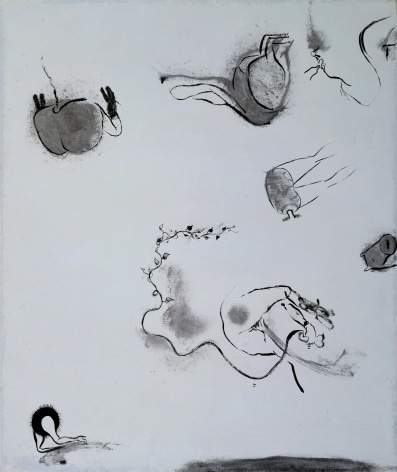 Sue Williams, Side by Side with Vine, 1995