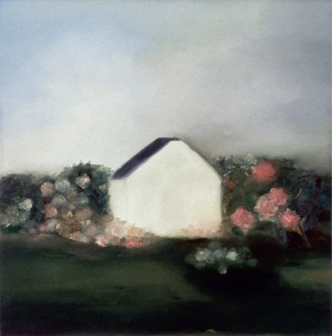 Maureen Gallace, Rose Covered Cottage in Summer Fog, 1997
