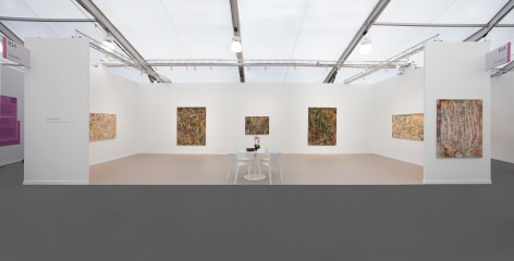 Installation view:&nbsp;Sam Falls, California Coastal Climates, Frieze Los Angeles, 2025, 303 Gallery, Booth B14. Photo: Sebastiano Pellion di Persano