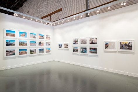Stephen Shore, Installation view: Paris Photo, Los Angeles, 303 Gallery, Stage 31, Booth 02, 2014