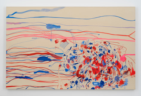 Sue Williams, John's Flag, 2016