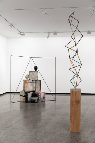 Eva Rothschild, Installation view: Kosmos, Australian Centre For Contemporary Art, Melbourne, 2018