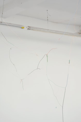 Nina Canell, Installation view: Into the Eyes as Ends of Hair, Cubitt, London, 2012