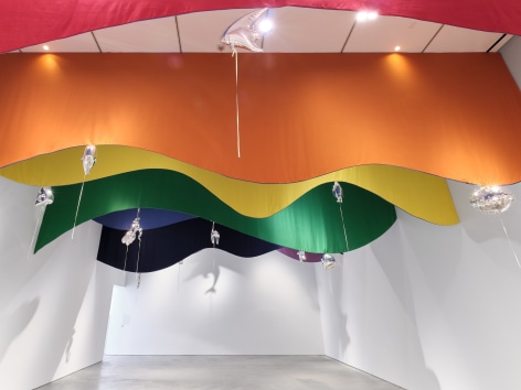 Installation view:&nbsp;Jeppe Hein, Expect a Miracle, 303 Gallery, New York, 2025, Photo: Justin Craun