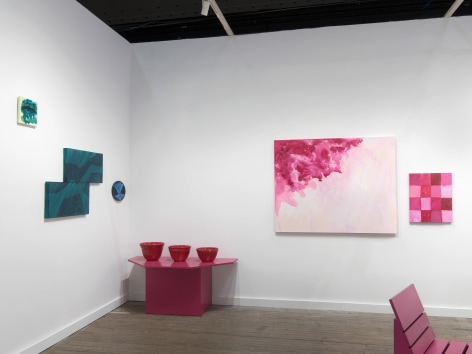 Mary Heilmann, Installation view, ADAA: The Art Show, New York, 2018.