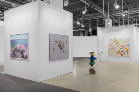 Installation view, Art Basel, 2025. 303 Gallery, Booth K21. Photo: Sebastiano Pellion di Persano