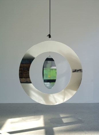 Jeppe Hein, Two in One Mirror Mobile, 2011
