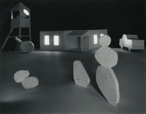 James Casebere, Desert House with Cactus, 1980
