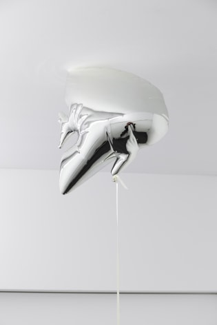 Jeppe Hein, Angelfish Mirror Balloon (silver)