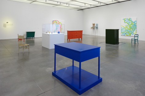 Sue Williams, Installation view: Figuring Color, ICA, Boston, 2012