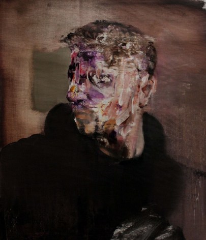 Adrian Ghenie, Self-Portrait (Pie Fight Study), 2011