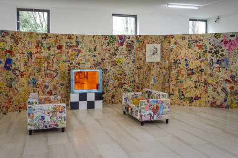 Rob Pruitt, Installation view: Three Blind Mice, Museum Dhondt-Dhaenens, 2014