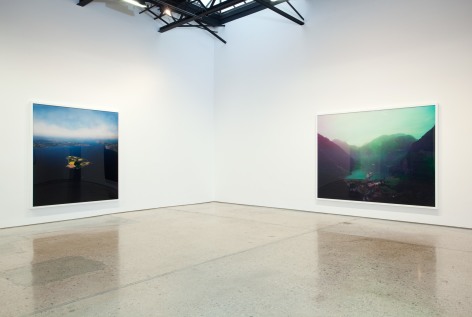 Florian Maier-Aichen, Installation at 303 Gallery, 2011