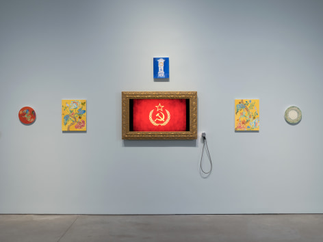 Installation view: Karen Kilimnik, 303 Gallery, New York, 2019. Photo: John Berens