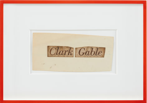 Larry Johnson, Untitled (Clark Gable)