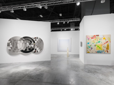 Installation view: Art Basel Miami Beach, 2023, Miami Beach Convention Center, 303 Gallery, Booth B38. Photo: Dan Bradica