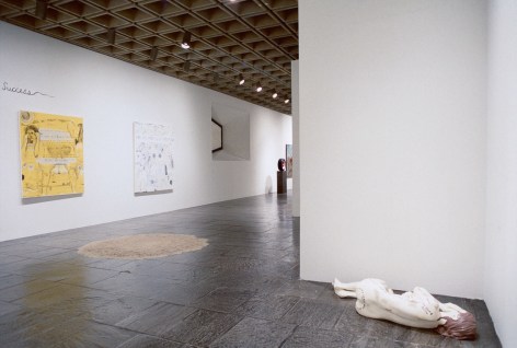 Sue Williams, Installation view: 1993 Biennial Exhibition, Whitney Museum of American Art, New York