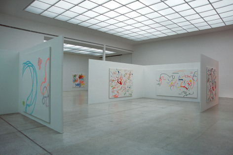 Sue Williams, Installation view: Art for the Institution and the Home, Secession, Vienna, 2002