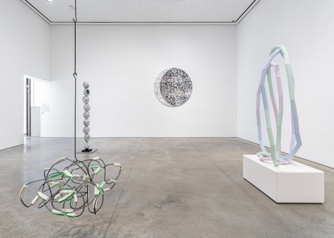 Installation view:&nbsp;Eva Rothschild, Arms Folded And Unfolded,&nbsp;303 Gallery, New York, 2023. Photo: Justin Craun