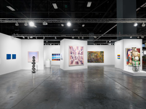 Installation view: Art Basel Miami Beach, 2024, Miami Beach Convention Center, 303 Gallery, Booth D26. Photo: Dan Bradica