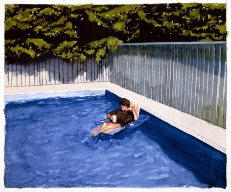Tim Gardner, Untitled (S in pool chair), 1999