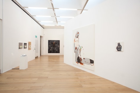 Installation view: Tala Madani, Nottingham Contemporary, 2014