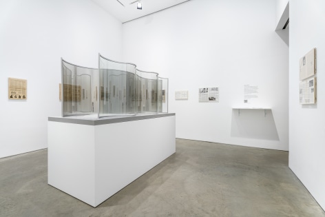 Installation view: Project Room: Dan Graham,&nbsp;303 Gallery, New York, 2023. Photo: Justin Craun