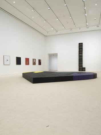 Installation view: Valentin Carron,&nbsp;Sing Loud And Walk Fast, 303 Gallery, New York, 2019, Photo: John Berens