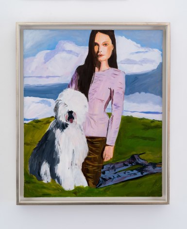 Karen Kilimnik, me - stole Martha - Paul&rsquo;s dog - Primrose hill, Regent&rsquo;s Park, London, 1965