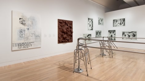 Sue Williams, Installation view: Take It or Leave It: Institution, Image, Ideology, Hammer Museum, Los Angeles, 2014