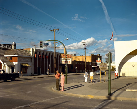 Stephen Shore, Broad Street, Regina, Saskatchewan, August 17, 1974
