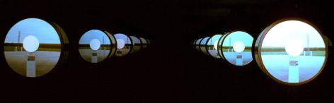 Doug Aitken, on, 2002, Installation view: 303 Gallery, 2002