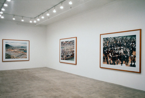 Andreas Gursky, Installation view: 303 Gallery, New York, 1991