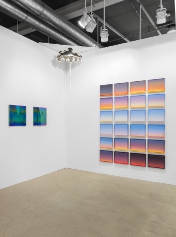 Installation view, Art Basel, 2025. 303 Gallery, Booth K21. Photo: Sebastiano Pellion di Persano