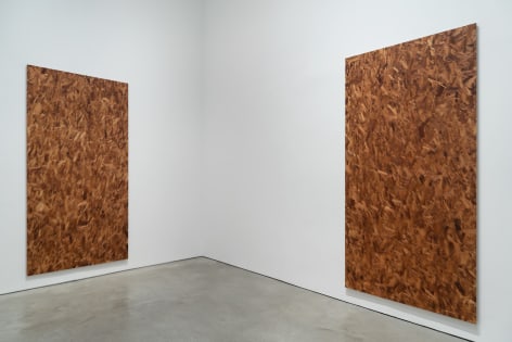 Installation view: PROJECT ROOM: Jacob Kassay, 303 Gallery, New York, 2021