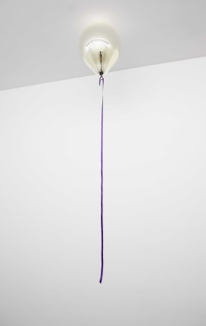 Jeppe Hein, White Gold Mirror Balloon (purple)
