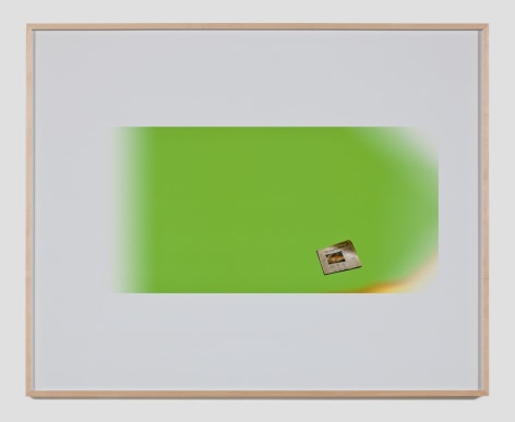 Larry Johnson, Untitled Green Screen Memory (Los Angeles Times), 2010