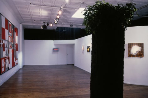 Installation view, Vito Acconci, Nancy Dwyer, Matt Mullican