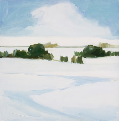 Maureen Gallace, Icy Hill (Christmas Card), 2003