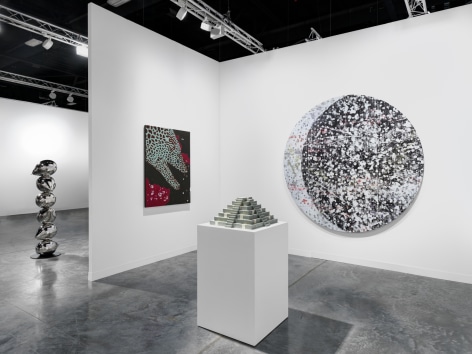 Installation view: Art Basel Miami Beach, 2024, Miami Beach Convention Center, 303 Gallery, Booth D26. Photo: Dan Bradica