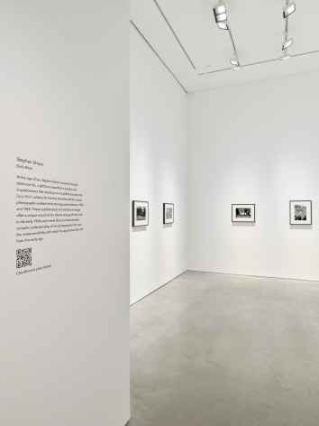 Installation view: Project Room: Stephen Shore,&nbsp;Early Work,&nbsp;303 Gallery, New York, 2025. Photo: Justin Craun