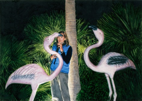 Tim Gardner, Untitled (Val &amp; Flamingos), 2000