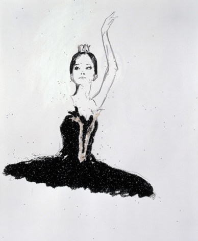 Karen Kilimnik, The Black Swanling, 2000