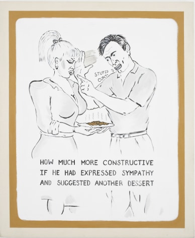 Sue Williams, Dessert, 1990