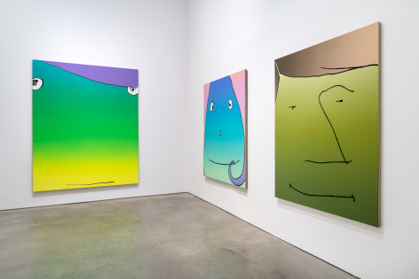 Installation view: Rob Pruitt, New Faces, 303 Gallery, New York, 2022