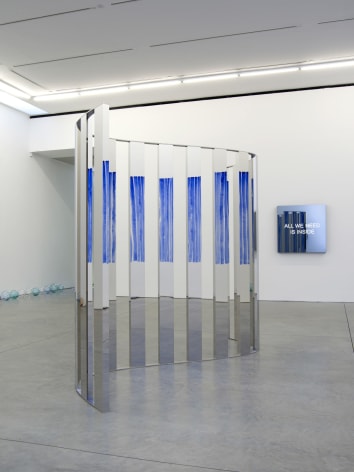 Jeppe Hein, Installation view: All We Need Is Inside, 303 Gallery, New York, 2015