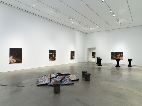 Kim Gordon,&nbsp;Installation view:&nbsp;The Bonfire, 303 Gallery, New York, 2020, Photo: John Berens