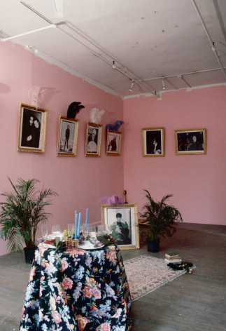 Karen Kilimnik, The Adventure Club, 1993, Installation view: 303 Gallery, New York