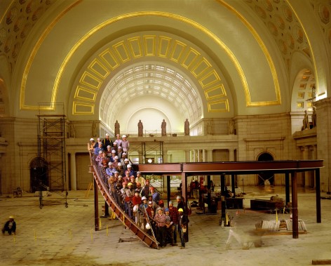 Neal Slavin Union Station and Restoration Crew, Washington DC, 1988