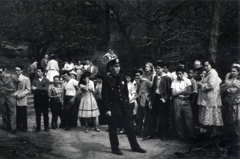 Dave Heath Drowning Scene, Central Park, NYC, 1957